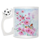 Кружка с футбольным мячиком