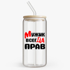 Банка с бамбуковой крышкой