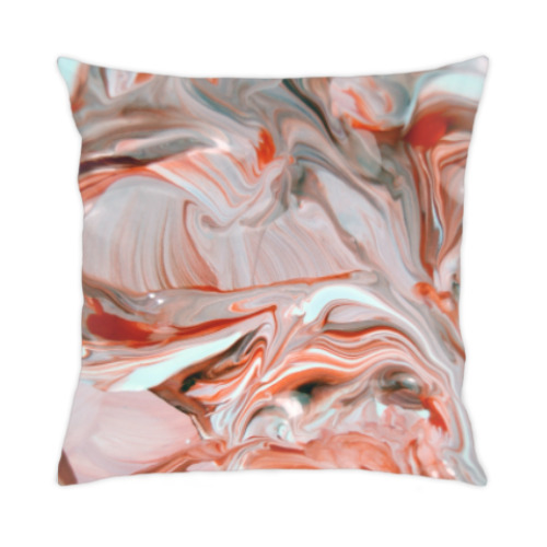 Подушка с принтом Краплак (Разводы краски)