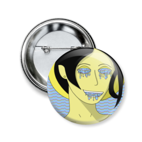 Значок 50мм с принтом Full of emotions