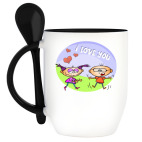 Кружка с ложкой