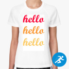 Женская спортивная футболка