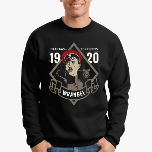 Свитшот с принтом WRANGEL