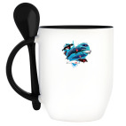 Кружка с ложкой