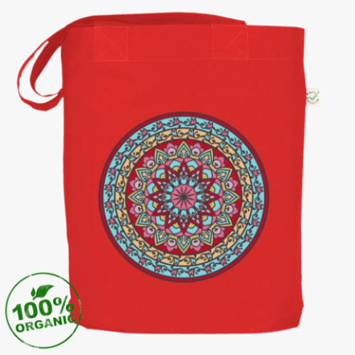 Сумка шоппер с принтом Мандала