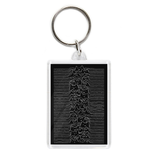 Брелок с принтом Cat Division Unknown Pleasures