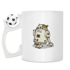 Кружка с футбольным мячиком