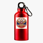 Металлическая бутылка 400 мл UV-DTF