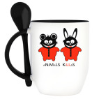 Кружка с ложкой