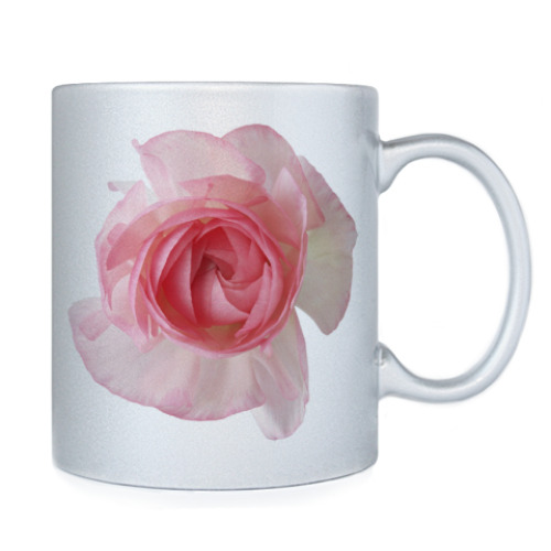 Кружка с принтом розочка