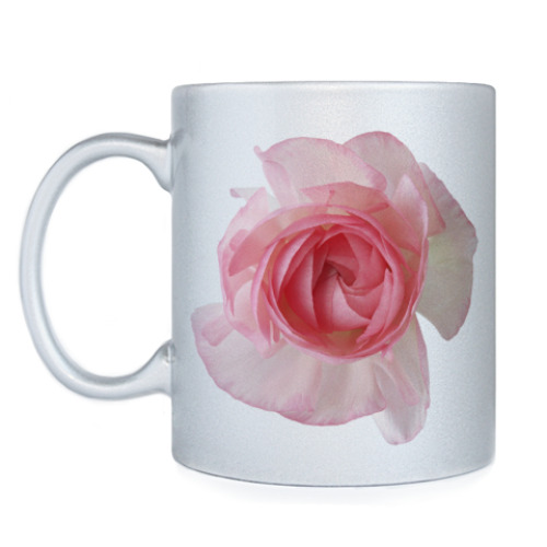 Кружка с принтом розочка