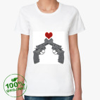 Женская футболка органик