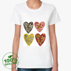 Женская футболка органик