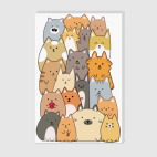Холст 30 х 45 см Смешные коты (funny cats)
