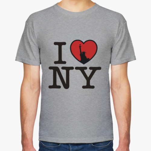 Футболка с принтом I Love NY