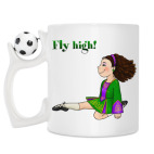 Кружка с футбольным мячиком