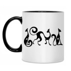 Кружка двухцветная