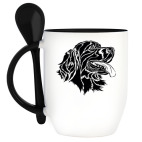 Кружка с ложкой