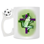 Кружка с футбольным мячиком
