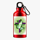 Металлическая бутылка 400 мл UV-DTF