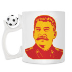 Кружка с футбольным мячиком