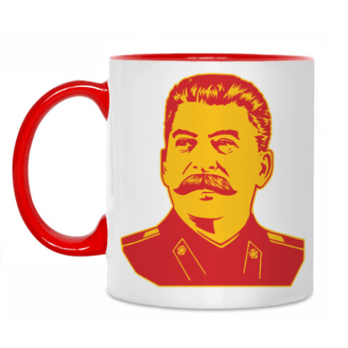 Кружка с принтом Сталин