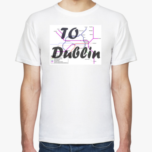 Футболка с принтом To Dublin