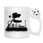 Кружка с футбольным мячиком