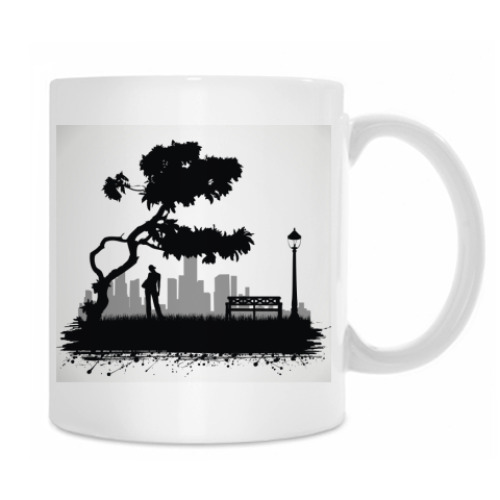 Кружка с принтом Пейзж