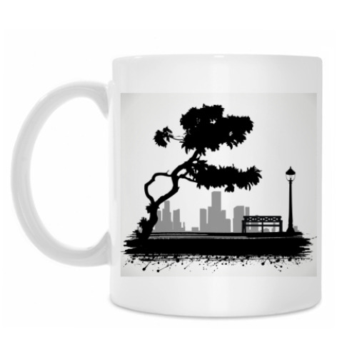 Кружка с принтом Пейзж