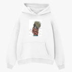 Толстовка худи оверсайз