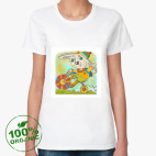 Женская футболка органик