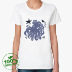 Женская футболка органик