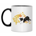 Кружка двухцветная