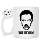 Кружка с футбольным мячиком