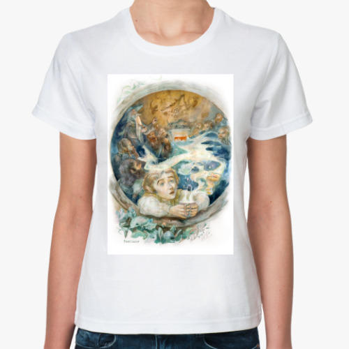 Классическая футболка с принтом Хоббит