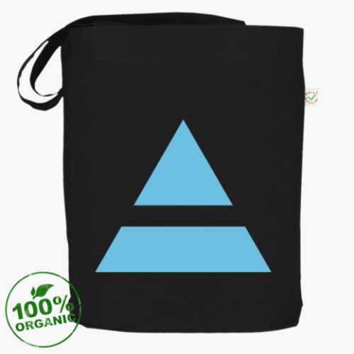 Сумка шоппер с принтом Triad