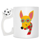 Кружка с футбольным мячиком