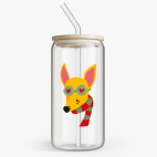 Банка с бамбуковой крышкой