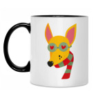 Кружка двухцветная