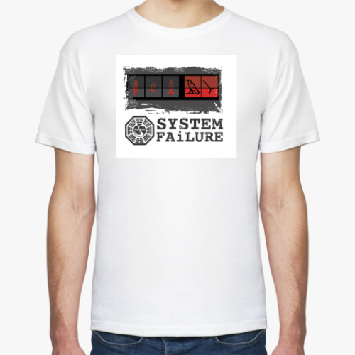 Футболка с принтом Системный Сбой