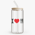 Банка с бамбуковой крышкой