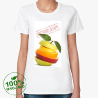 Женская футболка органик