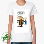 Женская футболка органик