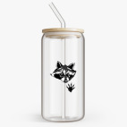 Банка с бамбуковой крышкой