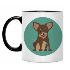 Кружка двухцветная