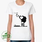 Женская футболка органик