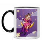 Кружка двухцветная