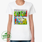 Женская футболка органик