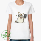 Женская футболка органик